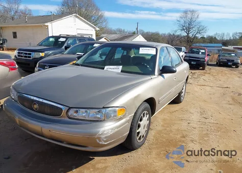 2002 Buick Century Custom z USA, uszkodzony, nr VIN 2G4WS52J221127746